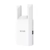 Repetidor de red TENDA T10 2,4 GHz Wi-Fi 4, 300 Mbit/s, 2 antenas externas, 1x RJ-45, blanco
