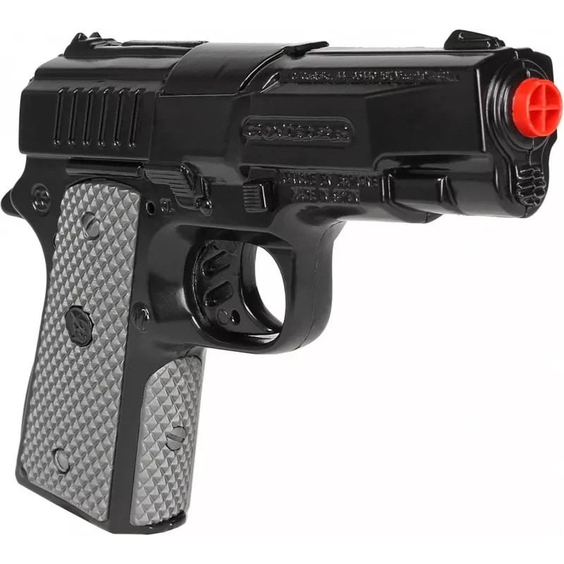 Pistola de policía de juguete de metal Pulio modelo 15546/6 — diseño realista, construcción robusta