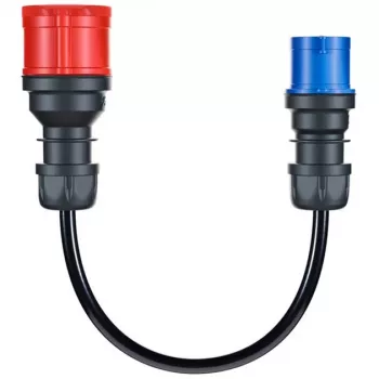 go-e adaptador Gemini flex 11 kW a CEE azul 16 A cable 0,3 m