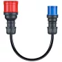 go-e adaptador Gemini flex 11 kW a CEE azul 16 A cable 0,3 m