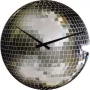 Reloj NeXtime 8801 Small Disco, Ø30 cm, pared, plata