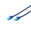 Latiguillo de red DIGITUS Digitus CAT 5e U/UTP, 5 m, U/UTP, RJ-45 – azul