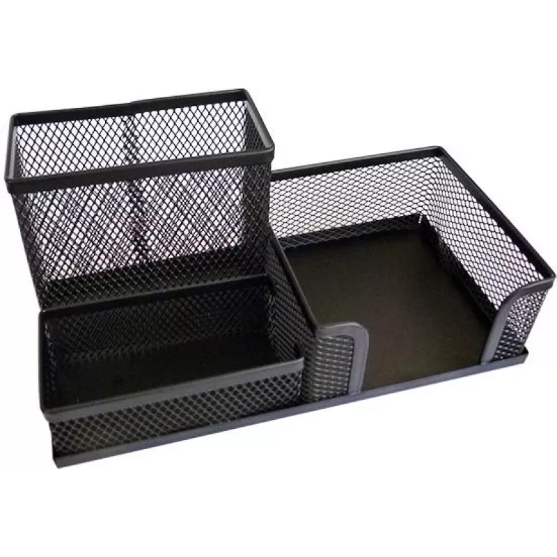 Portalápices Forpus FO30612 Metal Negro
