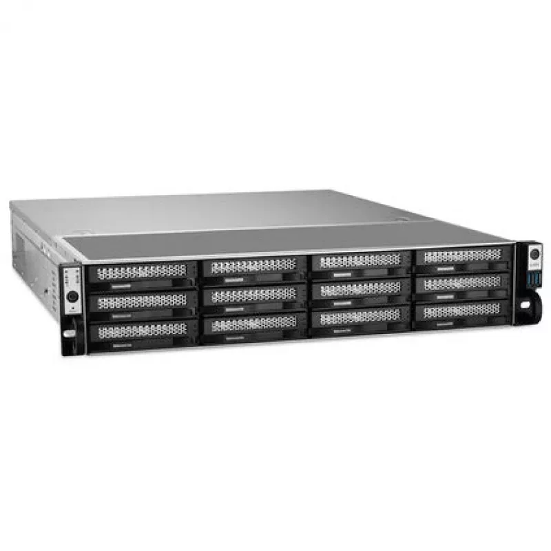 NAS TerraMaster U12-500 Plus para rack (2U) Intel® Core™ i7 16 GB DDR5 0 TB gris