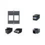BACHMANN Conector hembra HDMI Keystone negro - 1 x HDMI 2.0