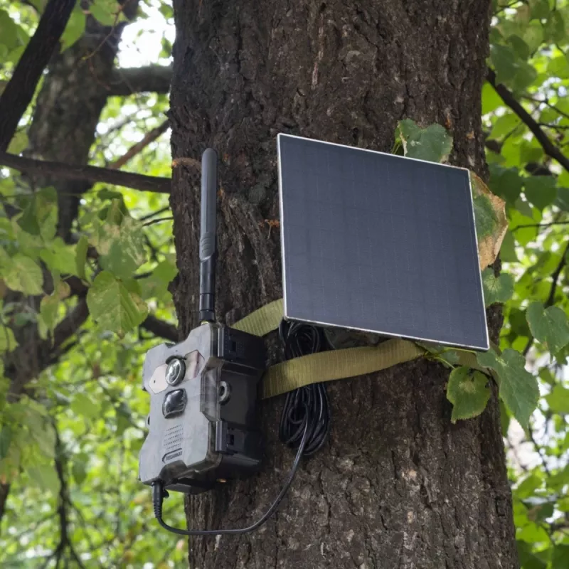 Cámara de exterior Technaxx 4G Wildcam TX-189 4MP CMOS Panel solar