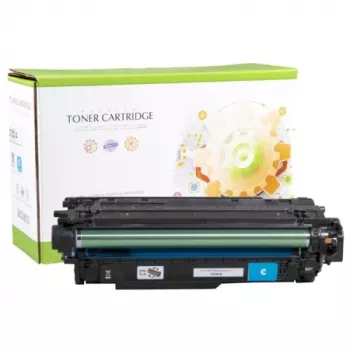 Tóner compatible Static Control HP 653A (CF321A), cian