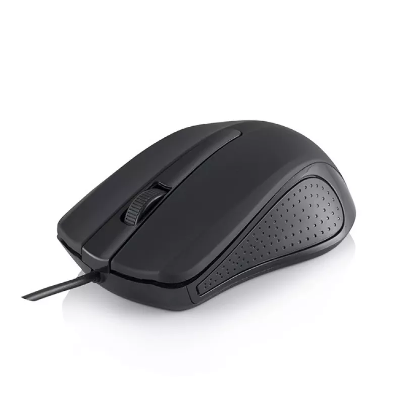 RATÓN ÓPTICO CON CABLE M9 NEGRO