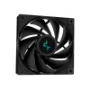 DeepCool LS520S Zero Dark refrigeración líquida AIO para CPU, 240 mm, 2 ventiladores PWM de 120 mm, AM4/AM5/LGA2066, negra