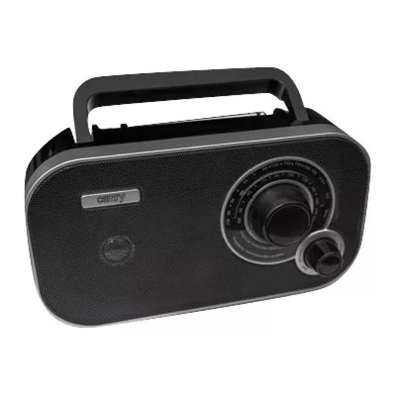 Camry CR 1140b radio portátil, AM/FM, analógica, negro/gris