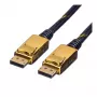 ROLINE Cable DisplayPort GOLD, DP macho - macho, 1,5 m