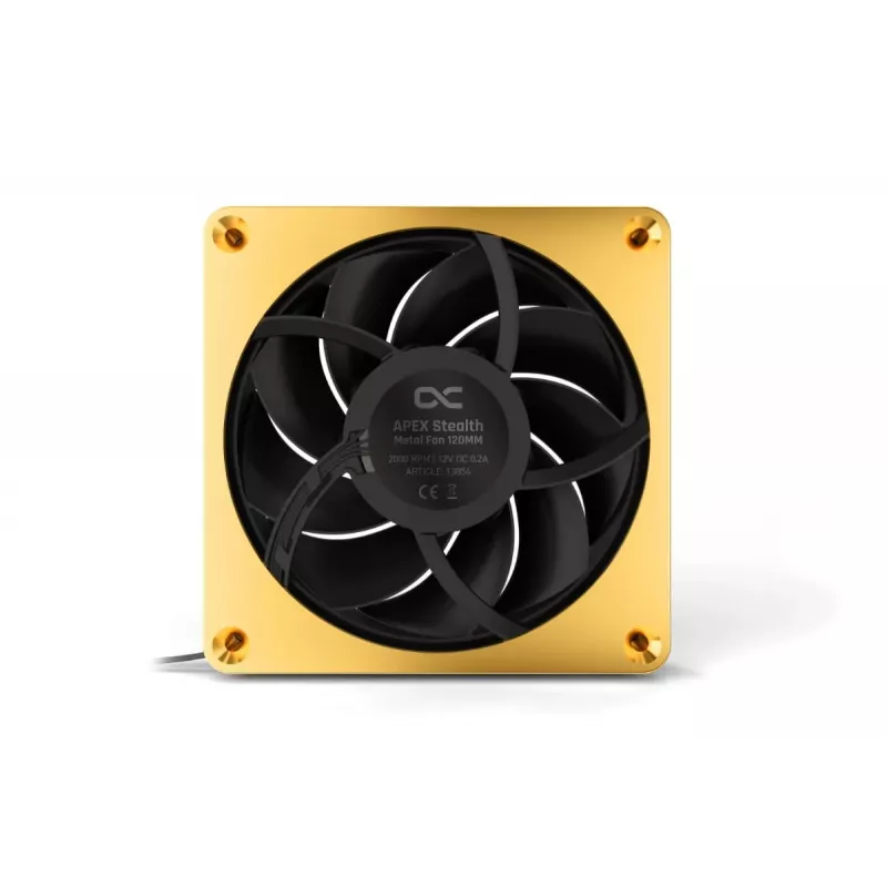 Módulo de ventilador Alphacool 13854 plástico negro dorado 12V 320g
