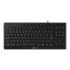 Teclado CHERRY STREAM TKL universal USB QWERTZ suizo negro