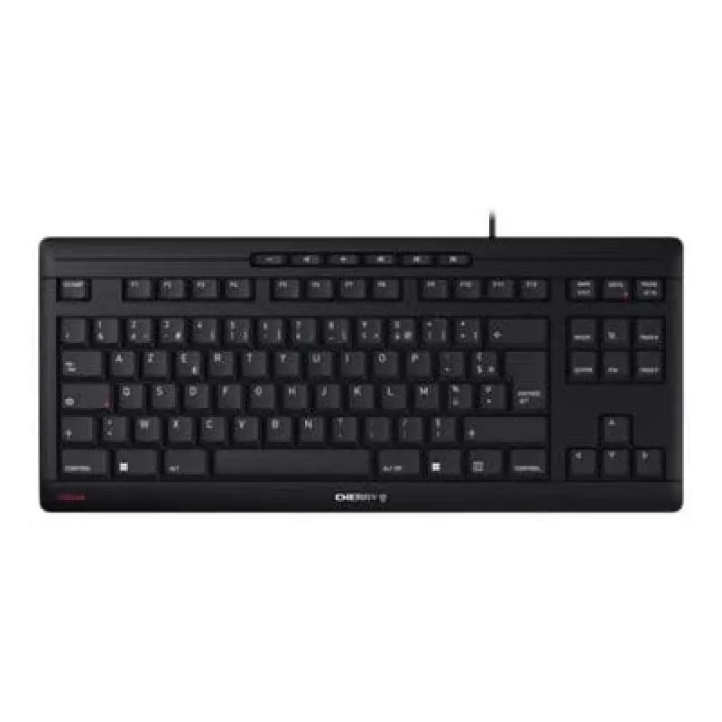 Teclado CHERRY STREAM TKL universal USB QWERTZ suizo negro
