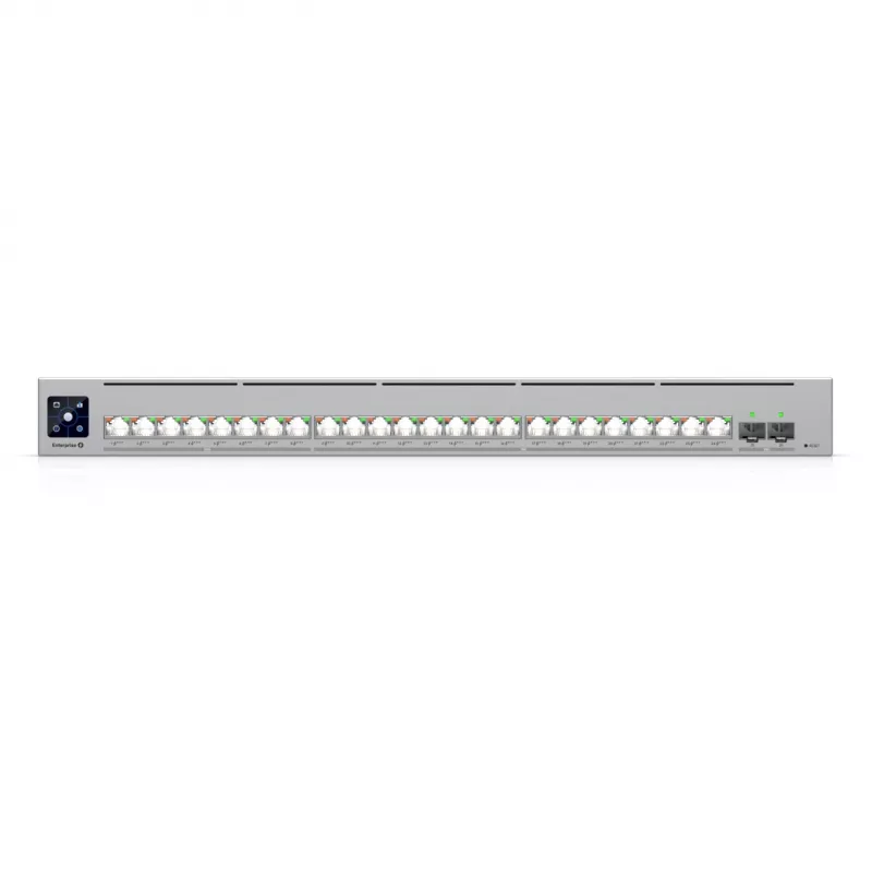 Ubiquiti UniFi Enterprise Campus ECS-24-PoE Switch L3 gestionado, 8x 2,5G + 16x 10G RJ-45 + 2x SFP28, PoE+++