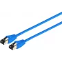 Cable de red S/CONN 08-41021 azul 1 m Cat8.1 F/FTP