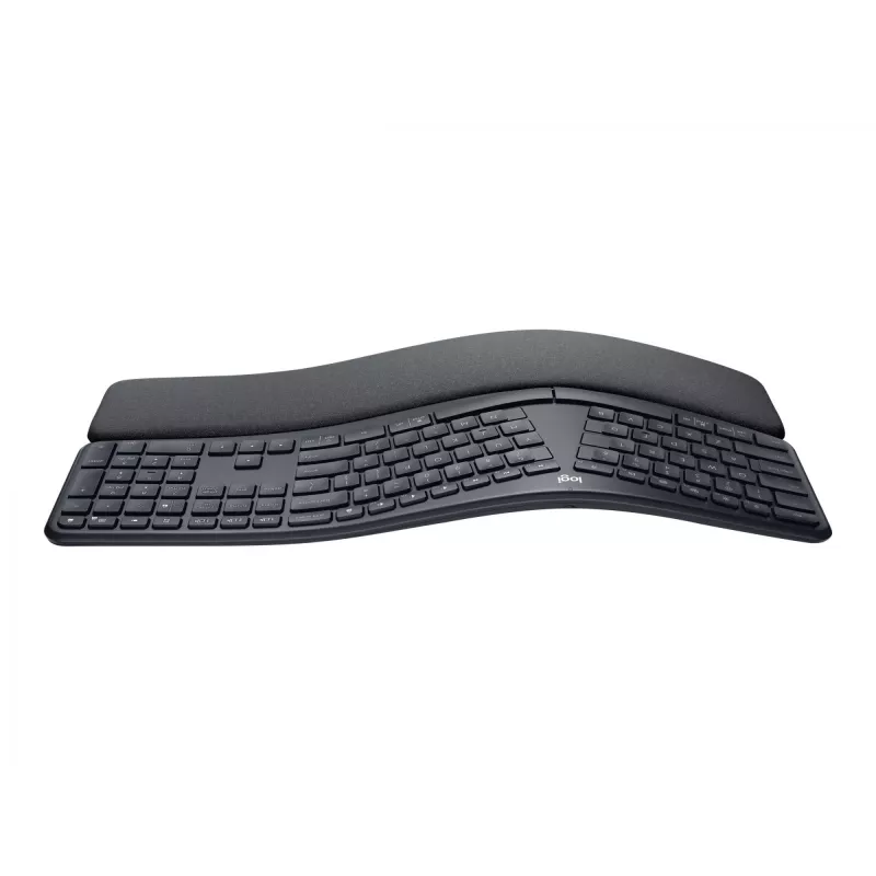 Logitech ERGO K860 - Teclado - Inalámbrico - 2,4 GHz, Bluetooth 5.0 - QWERTY - Español - Grafito