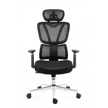 Silla de oficina mark adler Expert 4.6 negra giratoria MA-EXPERT 4.6 negra, acolchado negro, funciones ajustables