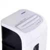 Destructora de papel ActiveJet ASH-1602M, P-5, 28 l, corte 2x14 mm, blanca