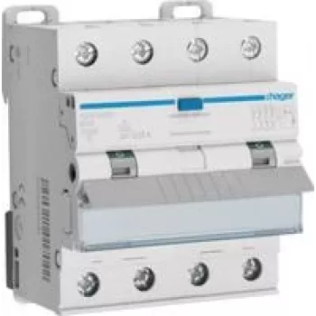 Hager Interruptor diferencial y magnetotérmico 4P10kA B-40A 30mA tipo A ADX440D - Interruptor automático compacto (ADX440D)