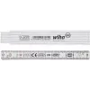 Regla de fibra de vidrio Wiha 27061 — 1 m de longitud, 13 mm de ancho