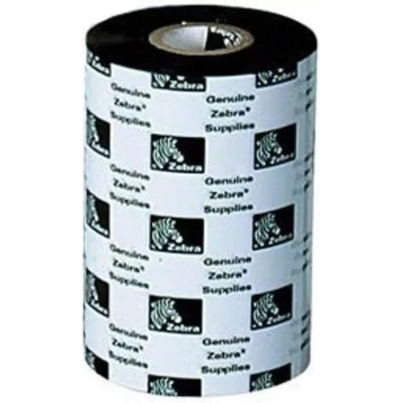 Cinta de transferencia térmica cera-resina Zebra 3400 450 m Negro