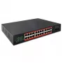 Switch de red QOLTEC Gigabit Ethernet PoE 24xRJ45 2xSFP