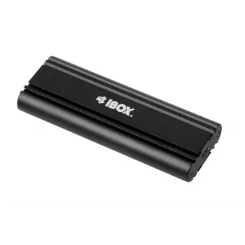 Carcasa SSD IBOX HD-07 para 1x unidad M.2, USB 3.2 Gen 2 (10 Gbit/s), USB-C, negra
