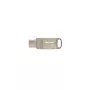 Memoria USB PATRIOT PS64GT560DS5D 64 GB USB 3.2 (USB-A y USB-C), carcasa giratoria de aleación de zinc, plata