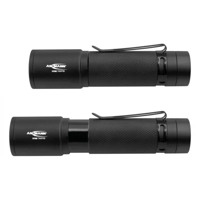 Ansmann T600FRB Linterna de mano LED negra