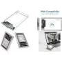 Carcasa para disco duro SATA de 2.5 LogiLink, USB 3.0, transparente Conexión: conector hembra Micro-USB B, velocidad de transferencia: - 1 ud. (UA0409)