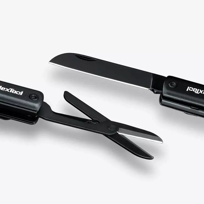 Bolígrafo linterna multifunción Nextool NE20026 — LED 50 lm, 90 min de autonomía, cuchillo de acero inoxidable, tijeras, USB-C, aluminio, 125×15 mm, 38 g
