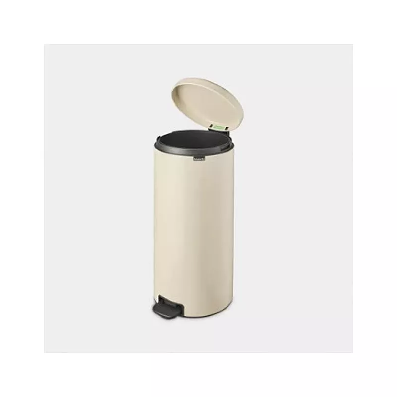 Cubo de basura redondo beige Brabantia NewIcon 30 L