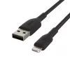 Cable Lightning Belkin CAA002BT3MBK 3 m negro