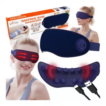 Masajeador de contorno de ojos Media-Tech Matrix MT6535 con compresa térmica