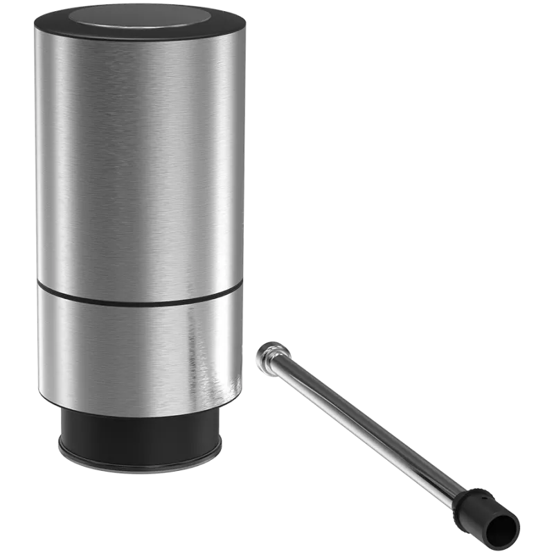 Dispensador de vino eléctrico a batería con tubo de acero inoxidable