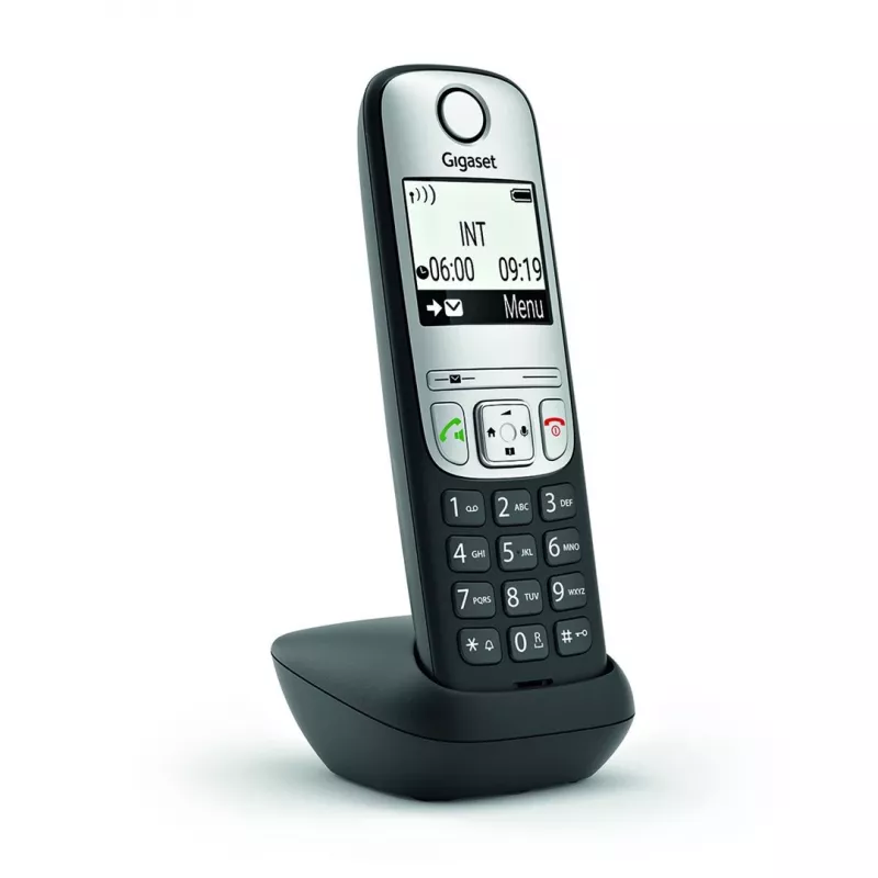 Teléfono analógico/DECT Gigaset A690HX identificación de llamadas negro, plata