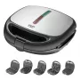 Sandwichera Adler AD 3040 1200 W negra, gris