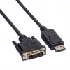 Cable DisplayPort VALUE DP-DVI (24+1) LSOH macho/macho 1 m
