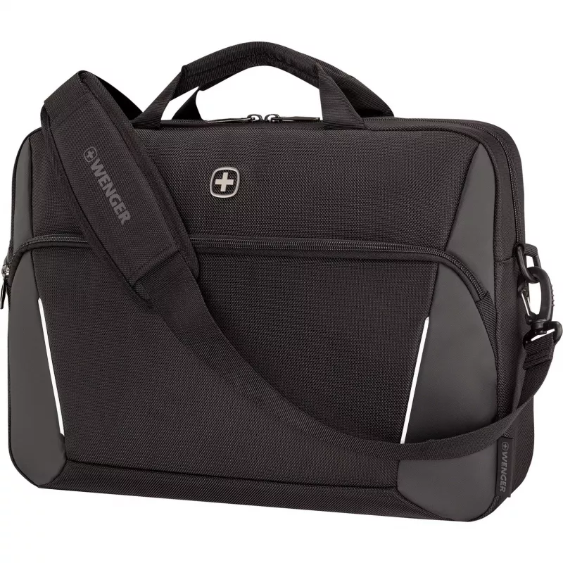 Maletín portátil Wenger XE Compact Brief 16 con compartimento para tablet, negro