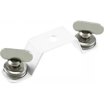 Soporte EUROLITE Omega-Bügel 45 ws 51786563, blanco, abrazadera Omega para luminarias