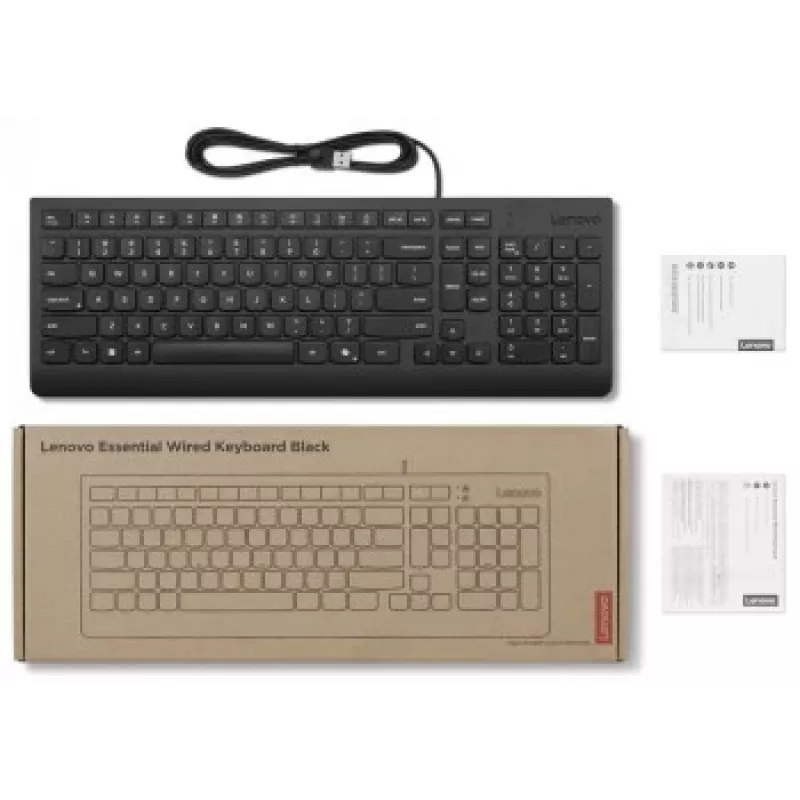 Teclado con cable LENOVO Essential AI Lituano (LT)