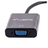 Cable adaptador VGA (D-Sub) a Mini DisplayPort LANBERG AD-0006-BK, 0,2 m, DisplayPort 1.2, 1920×1200@60Hz, conector hembra MiniDP, negro