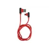 Cable USB NATEC NKA-1201 USB 2.0 1 m USB A USB C negro rojo