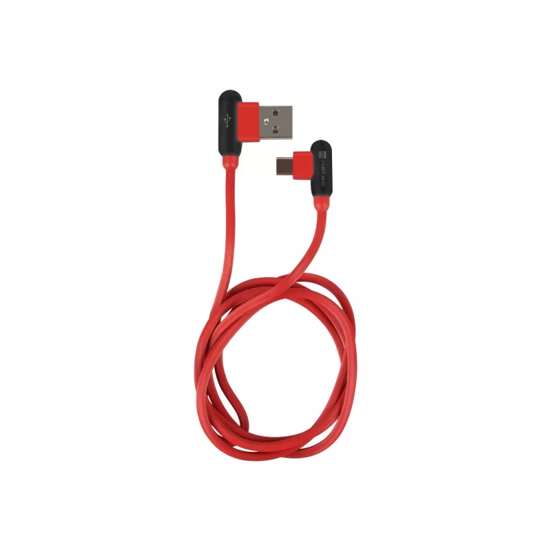 Cable USB NATEC NKA-1201 USB 2.0 1 m USB A USB C negro rojo