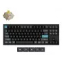 Teclado mecánico Keychron Q3 Ultra 8K — 80% QWERTY, con cable y Bluetooth, RGB, negro