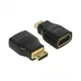 Adaptador de cable Mini-HDMI a HDMI DeLOCK 65665
