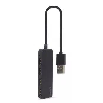 Hub USB 2.0 Gembird UHB-U2P4-06 — 4 puertos, expansión USB compacta