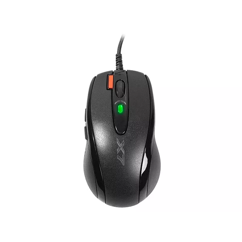 Ratón gaming A4Tech X-7120 USB Type-A ambidiestro 2000 DPI, 3 ms, con cable, negro