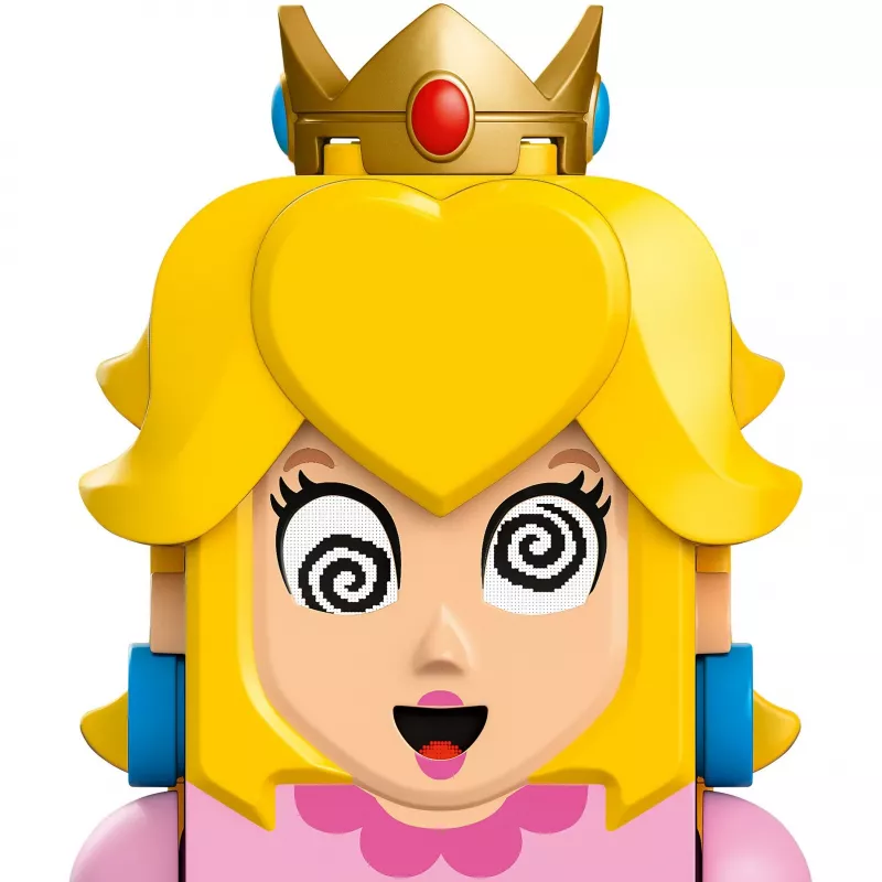 Juguete de construcción LEGO 71441 Super Mario set de figura interactiva de LEGO Peach, compatible con el sistema LEGO